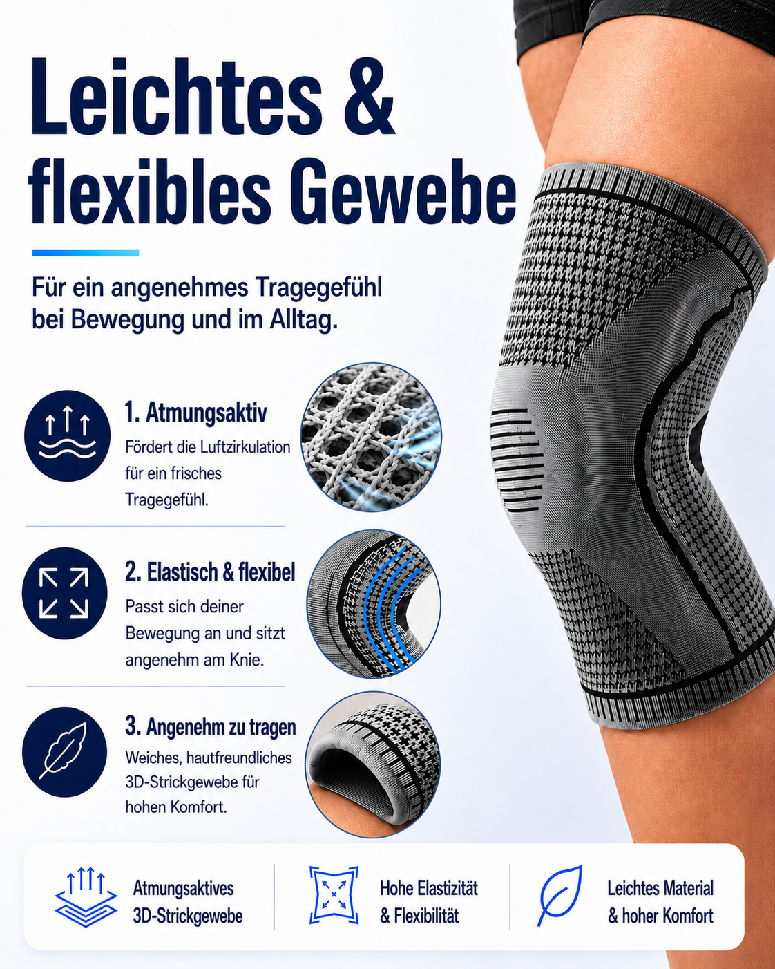 Merovya FlexSupport Kniebandage